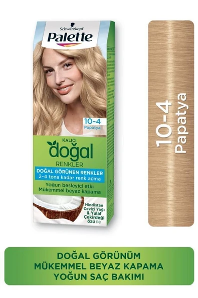 Palette Kalıcı Doğal Renkler 10-4 Papatya Hindistan Cevizi Yağı Saç Boyası ürün görseli