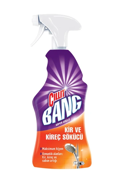 CİLİTBANG Cillit Bang Banyo Temizleyici Kir, Kireç Ve Derz Arası Temizleyici Sprey 750 ml - Resim 2