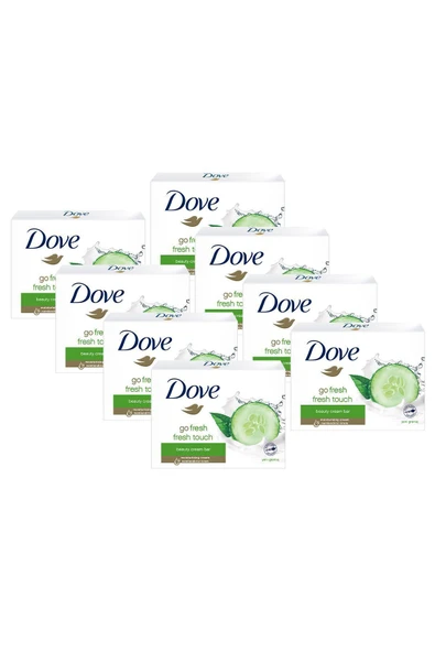 Dove Cream Bar Güzellik Sabunu Fresh Touch 100 Gr. X 8 Adet - Resim 2
