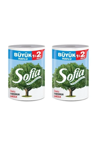 Sofia SOFİA - KAĞIT DEV HAVLU BÜYÜK - 2 RULO ürün görseli