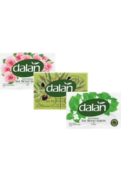 Dalan Banyo Sabu Saf Sabun Karma Paket 3 Adet 600 Gr ürün görseli