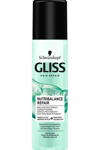 Gliss Schwarzkopf Gliss Nutribalance Sıvı Saç Bakım Kremi 200 ml - Resim 2
