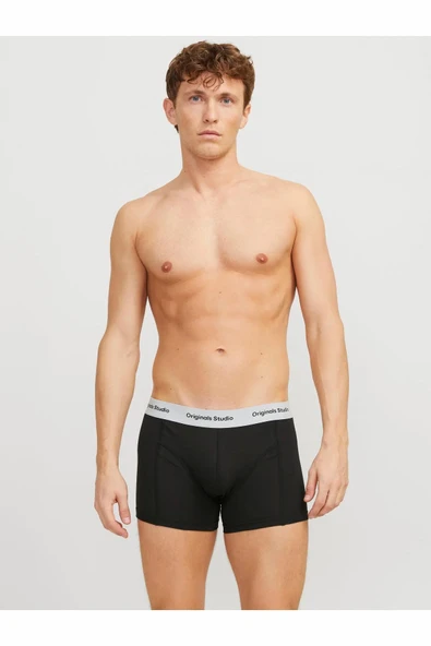 Jack Jones Vesterbro Solıd 3 Lü Paket Erkek Boxer 12272945 - Resim 6