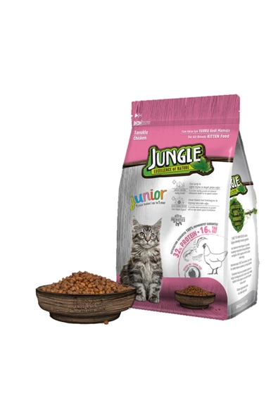 Jungle 500 Gr Yavru Kedi Maması Tavuklu ürün görseli