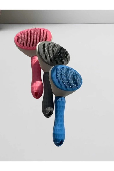 Animal Evcil hayvan Oval Basmalı Tarak - Resim 3