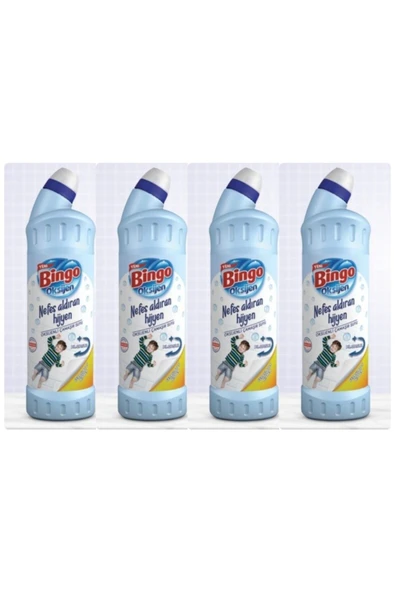 Bingo Oksijen Çamaşır Suyu Ferahlatan Hijyen 750 ml 4 Adet ürün görseli
