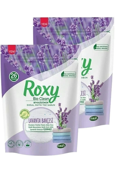 Dalan Roxy Bio Clean Matik Sabun Tozu Lavanta Bahçesi 2 X 800 gr ürün görseli