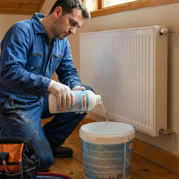 Sistem Radyatör Petek Koruma Kimyasalı Yerden Isıtma Kat Kaloriferleri Tüm Petek ve Radyatörlerde - Resim 3