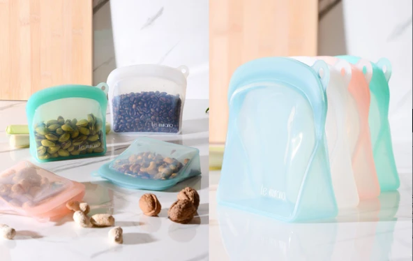 Le Murano Sheer Ayakta Durabilen Kilitli Saklama Çantası 300 Ml Lm0003/24 - Resim 6