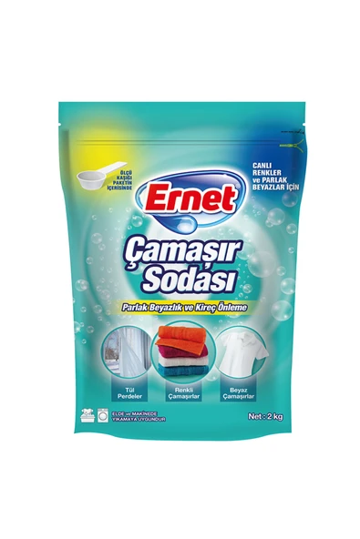 KUT FLY 2 ADET Ernet Çamaşır Sodası 2 kg - Resim 2
