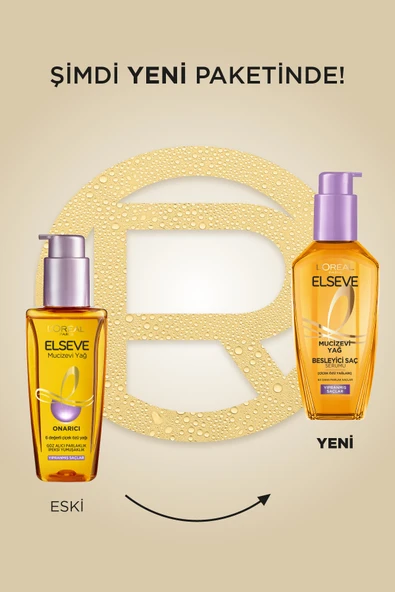 ELSEVE Yıpranmış Saçlar için Mucizevi Saç Bakım Yağı 100 ml - Resim 6