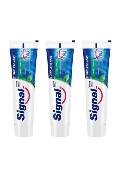 Signal Beyaz Güç Nane Ferahlığı Diş Macunu 100 Ml 6221155075130 (3 Adet) ürün görseli