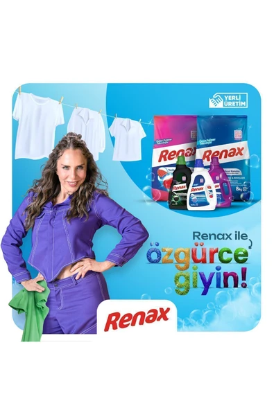 RENAX Sıvı Çamaşır Deterjanı Renkliler Ve Beyazlar Için 2520 ml - Resim 6