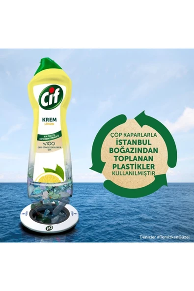 Cif Krem 500 ml Limonlu - Resim 5