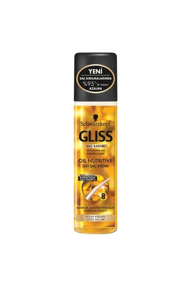 Gliss Sıvı Saç Kremi Oil Nutritive 200ml ürün görseli