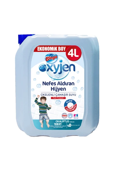 Bingo Oksijen Çamaşır Suyu Okaliptus 4 L ürün görseli