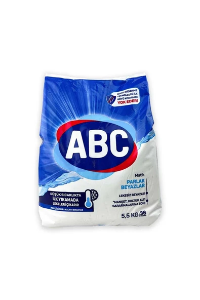 ABC Matik Hijyen Plus Toz Çamaşır Deterjanı 36 Yıkama (1 X 5,5 KG) ürün görseli