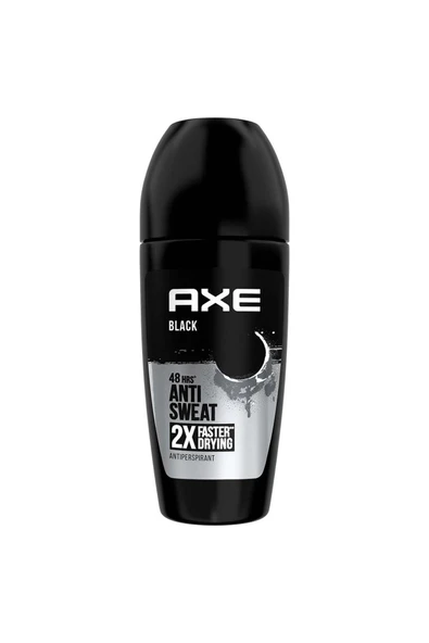 Axe Erkek Roll On Deodorant Black 48 Saat Etkileyici Koku 50 ml - Resim 2