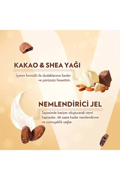 Vaseline Lip Therapy Dudak Bakım Kremi Cocoa Butter 4.8 gr X2 - Resim 4