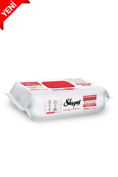 Sleepy Easy Clean Kiraz Çiçeği Yüzey Temizlik Havlusu&Mendili 100 Yaprak - Resim 2