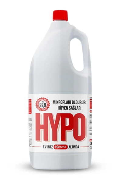 Hypo Çamaşır Suyu 4 Litre | Güçlü Hijyen ve Maksimum Temizlik ürün görseli