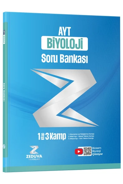 Zeduva Yayınları Biosem AYT Biyoloji 1 Kitap 3 Kamp Soru Bankası ürün görseli 1