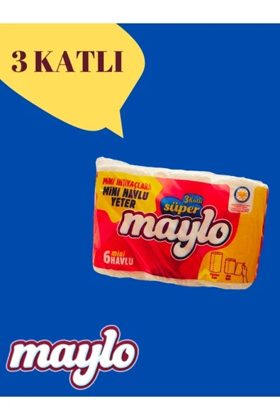 Maylo MİNİ KAĞIT HAVLU 6LI - Resim 3