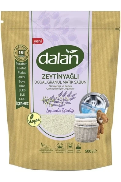 Dalan GRANÜL LAVANTA SABUN 500 GR 1 ADET ürün görseli