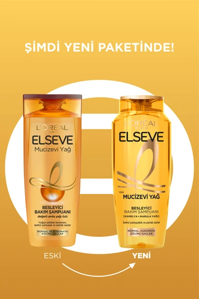 ELSEVE Mucizevi Yağ Besleyici Bakım Şampuan 300ml 3'lü Set - Resim 7