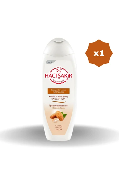 Hacı Şakir HACIŞAKİR BADEMLİ 2N1 ŞAMPUAN 500 ML - (1 ADET) ürün görseli