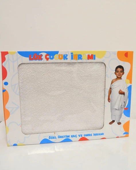 Çocuk İhram Takımı – Pamuklu, Terletmeyen, Hac ve Umre İçin Rahat Kullanım ürün görseli