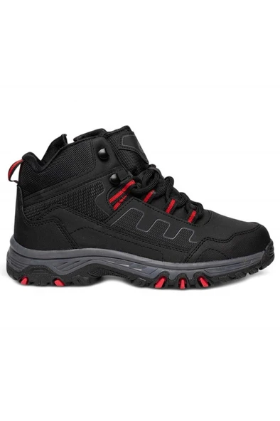 Magg Poınt 888-26 Deri Anatomik Bot Siyah Kırmızı 36-40 - Resim 2