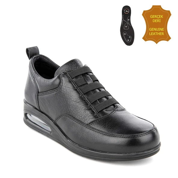 Muya Hanka Airmax-6 Nokta Anatomik Kadın Ayakkabı Siyah ürün görseli