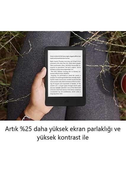 Amazon Kindle Basic 2024 Reklamsız 16 GB Siyah - Resim 4