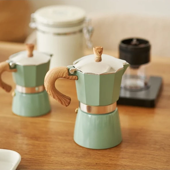 Mokapot 6-Cup (Turkuaz) ürün görseli