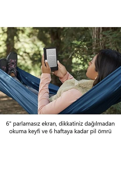 Amazon Kindle Basic 2024 Reklamsız 16 GB Siyah - Resim 3