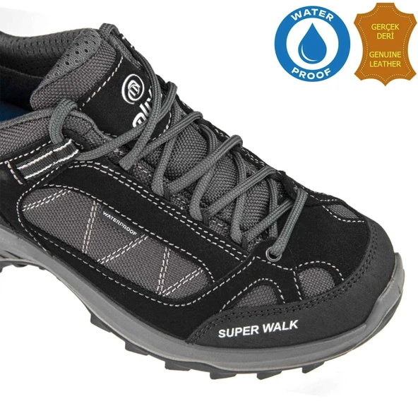 Muya Hobo WaterProof Anatomik Kadın Ayakkabı Siyah - Resim 3