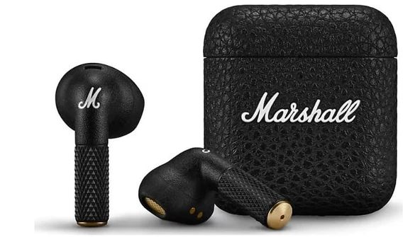 Marshall Minor IV TWS Siyah Kulak İçi Bluetooth Kulaklık-KUTU HASARLI SIFIR ÜRÜN ürün görseli