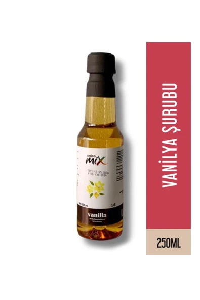 UNİCOMİX VANİLYA ŞURUP PET ŞİŞE 250 ML ürün görseli
