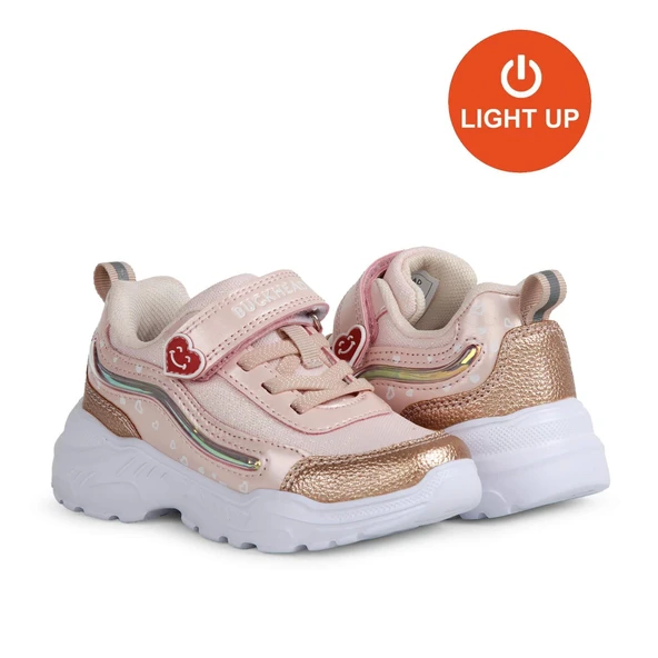 Buckhead 3031 Mindy Işıklı-Anatomik Kız Çocuk Ayk. Pembe - Resim 4