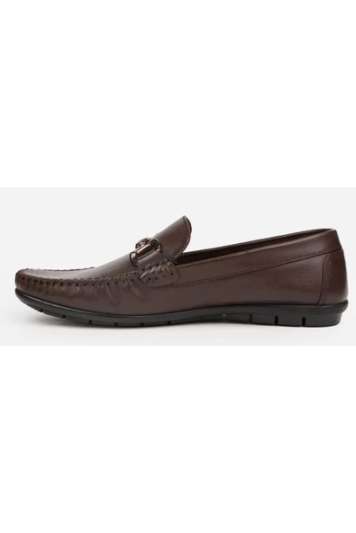 Pierre Cardin 90146 Kahverengi Erkek Loafer Günlük Deri Ayakkabı - Resim 2
