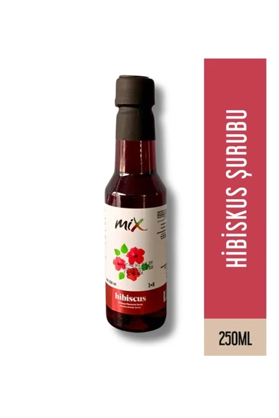 UNİCOMİX HİBİSKUS ŞURUP PET ŞİŞE 250 ML ürün görseli
