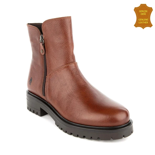 Hush Puppies Eretria 725029 Gerçek Deri, Anatomik, Kadın Bot Taba ürün görseli