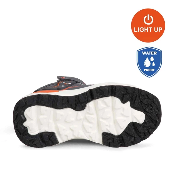 Buckhead 3036 T-Rex WATERPROOF-IŞIKLI Anatomik Çocuk Bot Gri - Resim 6