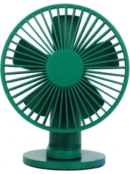 Vh Fan Masaüstü Taşınabilir Şarjlı Fan Vantilatör Güçlü ve Sessiz Kullanım Yeşil ürün görseli