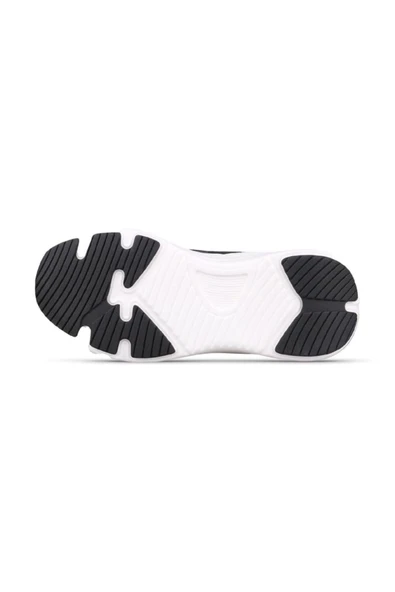 Mp 242-2037 Siyah Beyaz Unisex Bağcıklı Spor Ayakkabı - Resim 4