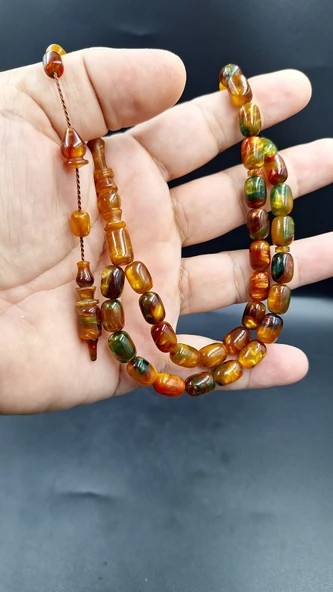 Özel İşçilik Sistemli Tespih (AHŞAP KUTULU) - Resim 4