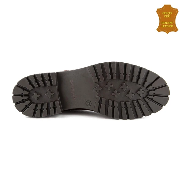 Hush Puppies Eretria 725029 Gerçek Deri, Anatomik, Kadın Bot Taba - Resim 6