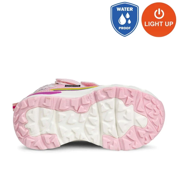 Buckhead 3033 Unicornie WATERPROOF-IŞIKLI Anatomik Çocuk Bot Pembe - Resim 6