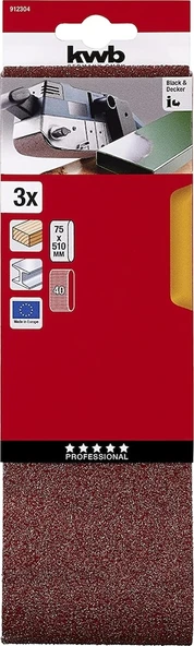 KWB  3Schl-Bänd Kor.100x560 K 80 SB Tank Zımpara Kğt 100X560 GR 80 49914408 - Resim 2